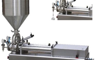 چپچپا مائع کے لئے ڈوئل ہیڈ پسٹن فلر