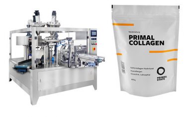 زپ کے ساتھ ڈائی بیگ کے لیے خودکار پاؤڈر پیکیجنگ مشین