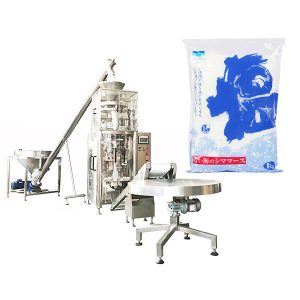 عمودی فارم نمک کے لئے Volumetric کپ کے ساتھ مہر مشین بھریں