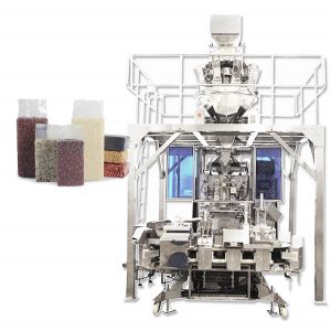 اناج کے لئے خودکار اینٹوں کی قسم کا ویکیوم بیگ تشکیل بھرنے والی پیکیجنگ مشین