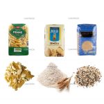 اناج کے لیے خودکار فلیٹ نیچے والا بیگ بھرنے والا لیبلنگ پیکیجنگ